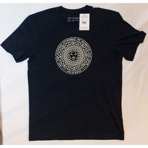 Life is Good Men's Shamrock Mandala Short Sleeve Tee - Medium - Black - NWT